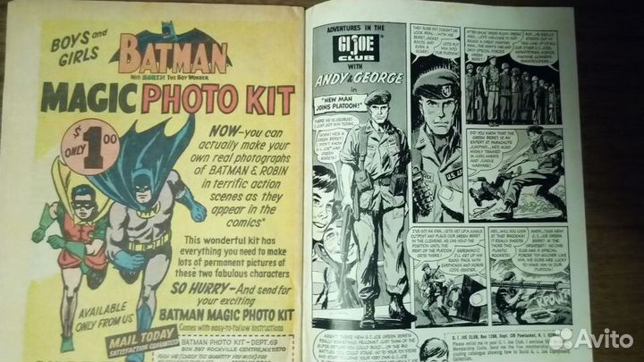 Редкий комикс Batman & Superman #162 1966 год