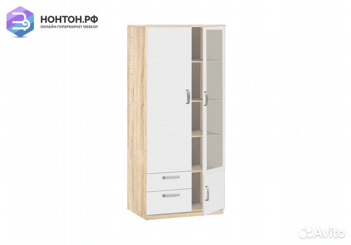 Шкаф Сонома 14.12 дуб сонома / белый