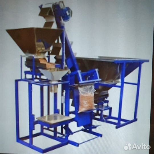 Линия для фасовки пеллет полуавтоматическкая