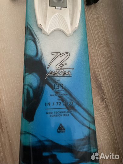 Горные лыжи k2 с креплением