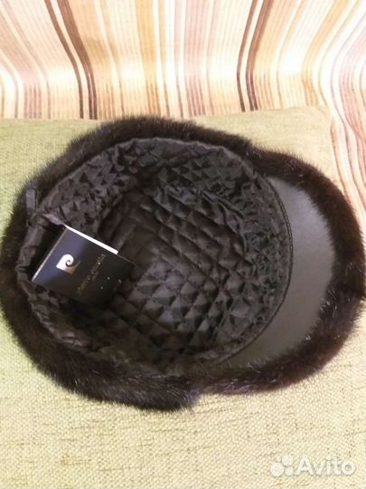 Меховая мужская кепка