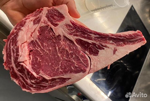 Стейк рибай / Вырезка говяжья мраморная