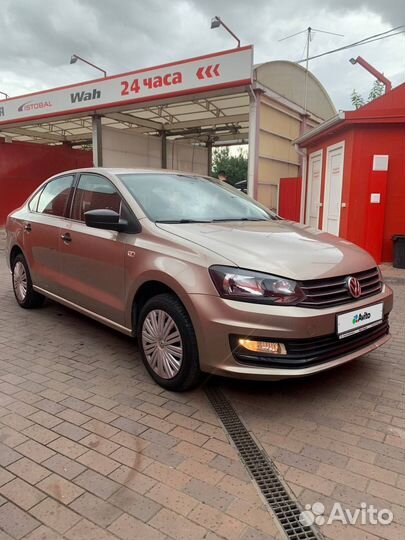 Volkswagen Polo 1.6 AT, 2016, 123 000 км
