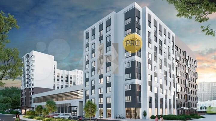 2-к. квартира, 62,6 м², 8/13 эт.