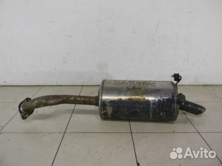 Задняя банка глушителя