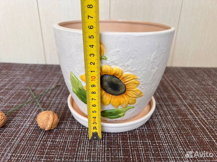 Керамический горшок для цветов