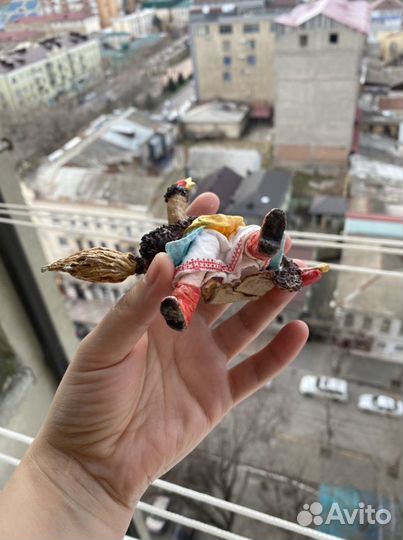 Ватная игрушка Солоха