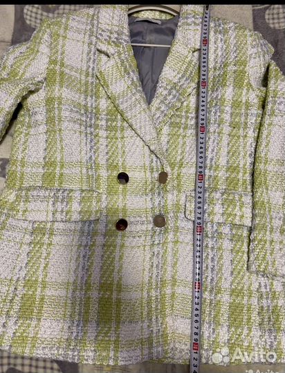 Твидовый пиджак 48-50