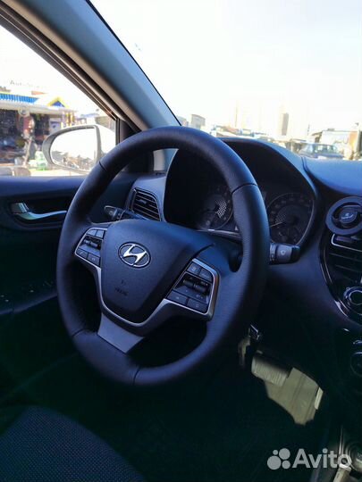 Руль на hyundai solaris 2 с обогревом за перетяжку