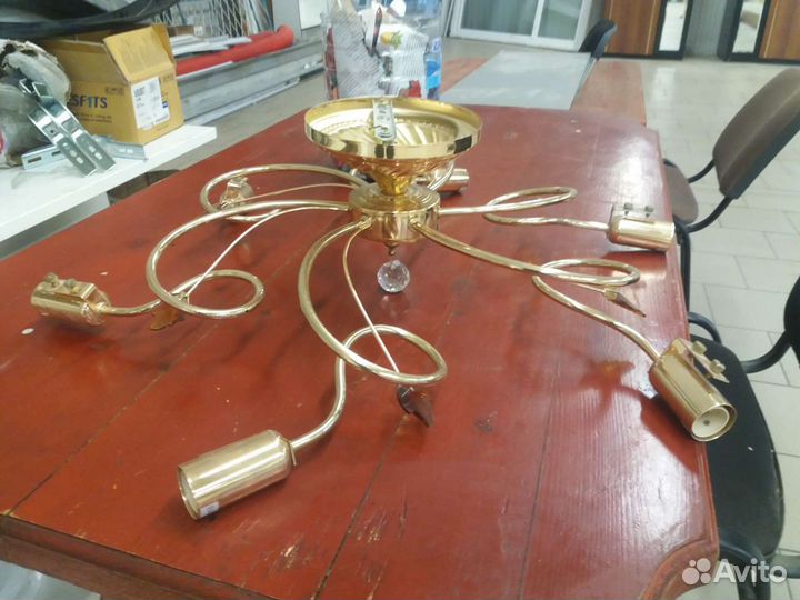 Люстра потолочная подвесная бу