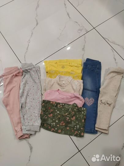 Пакет вещей для девочки 80р