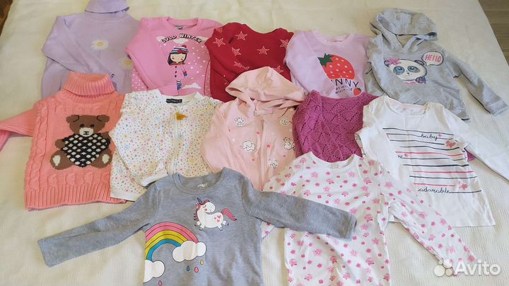 Вещи пакетом на девочку 1-3 года