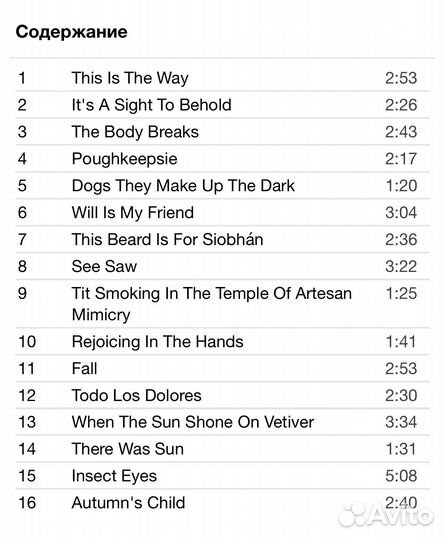 Devendra Benhart - Rejoicing In The Hands CD Rus