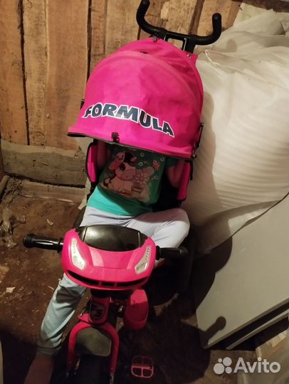 Детский велосипед с ручкой бу