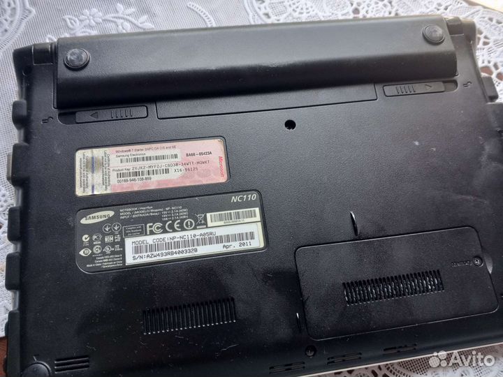 Нетбук samsung nc110