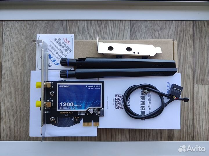 NEW wifi + Bluetooth PCI-E адаптер 2.4/5Ghz BT4.0