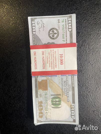 Купюры деньги доллары из магазина приколов