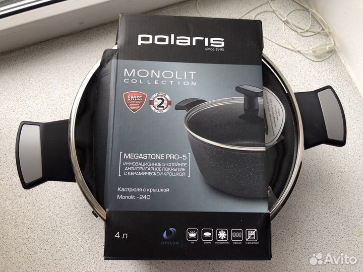 Кастрюля polaris monolit