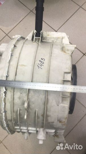 Бак стиральной машины Indesit, выполнен капремонт