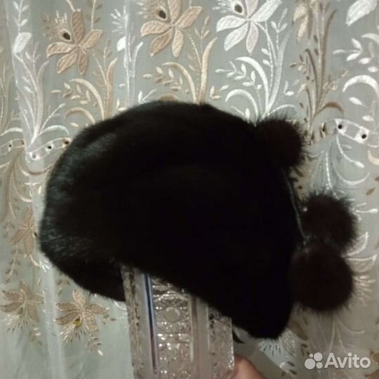 Шапка норковая женская бу