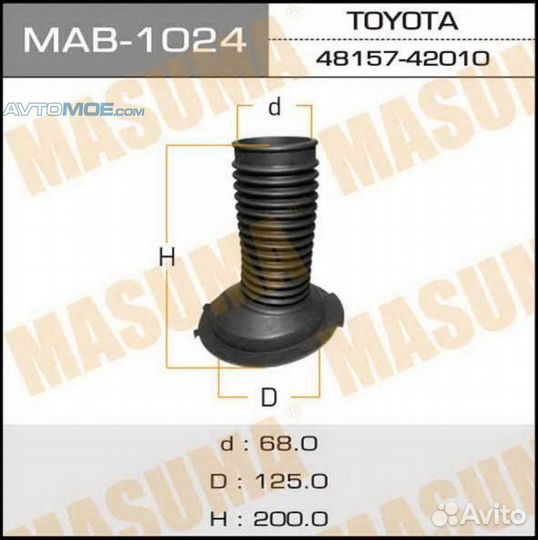 Пыльник амортизатора переднего MAB1024 masuma