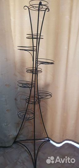 Подставка для цветов напольная металлическая
