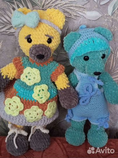 Плюшевый мишка ручной работы