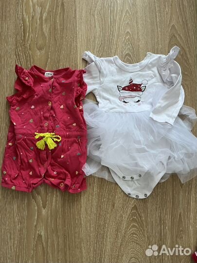 Вещи пакетом на девочку 6-9 месяцев