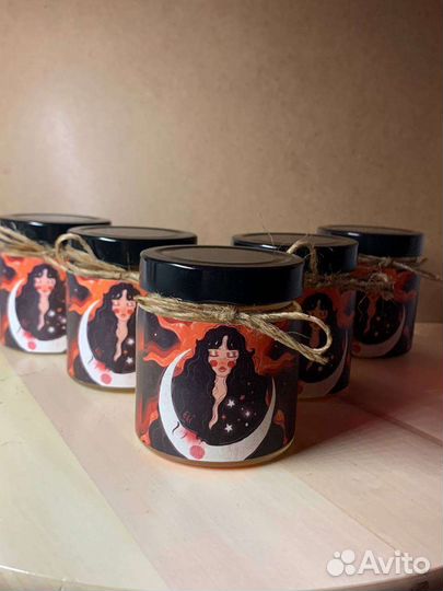 Свечи с отдушкой апельсина