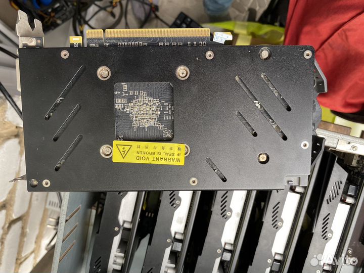 Риг, видеокарты RX580 8g (8 штук), блок на 2000 вт