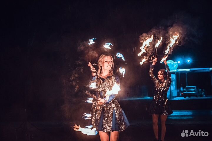 Фаер шоу, свадебная дорожка, финал свадьбы