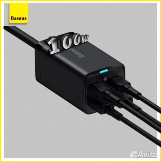 Зарядное устройство Baseus 100W EU Black