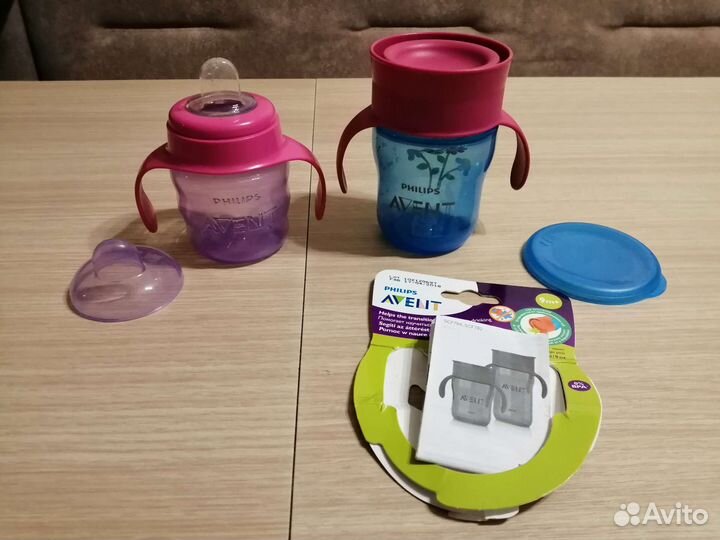 Поильник Avent,Lubby,тарелки, ложки, ниблер/посуда