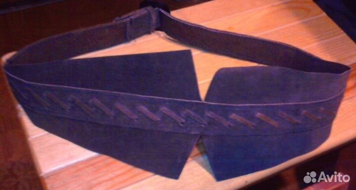 Ремень (поясок) женский замшевый