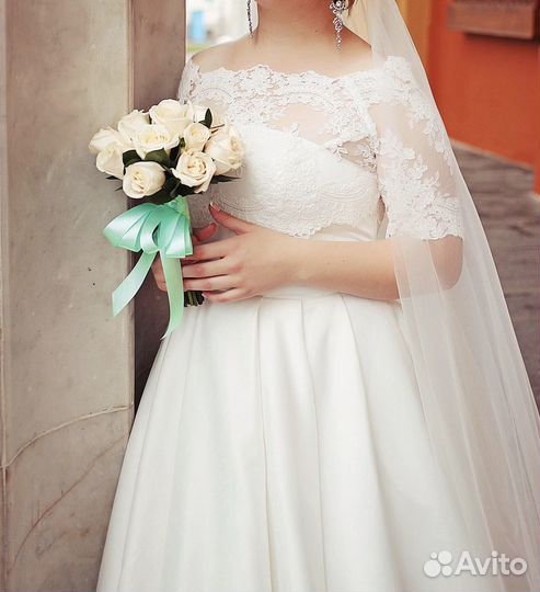 Продам свадебное платье 44-46 р