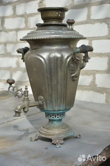 Самовар на дровах старинный