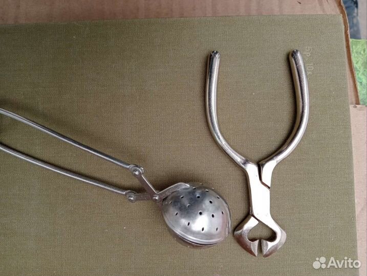 Щипцы и заварник для чая. Винтаж. СССР