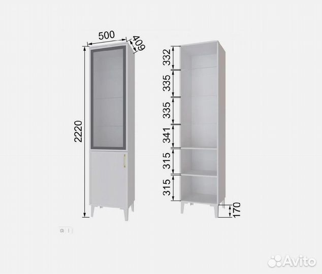 Гостиная белая мдф. Цена всего: