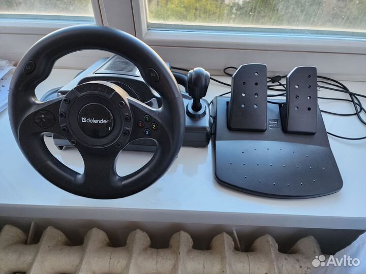 Игровой руль defender forsage drift gt