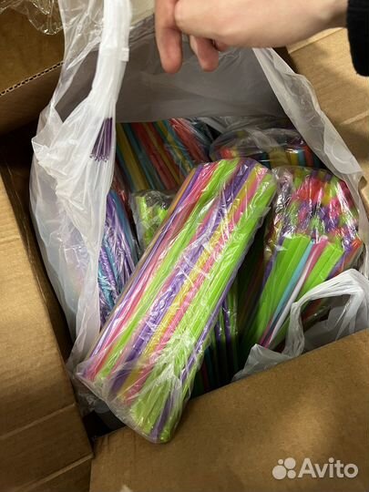 Трубочки для коктейля