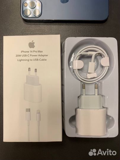 Комплект кабель Type-c +адаптер 20w1:1