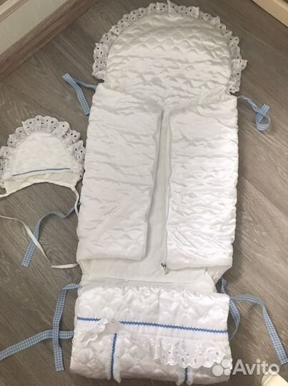 Конверт на выписку для мальчика летний