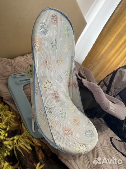 Коляска 2 в 1 прогулочная + люлька и автокресло