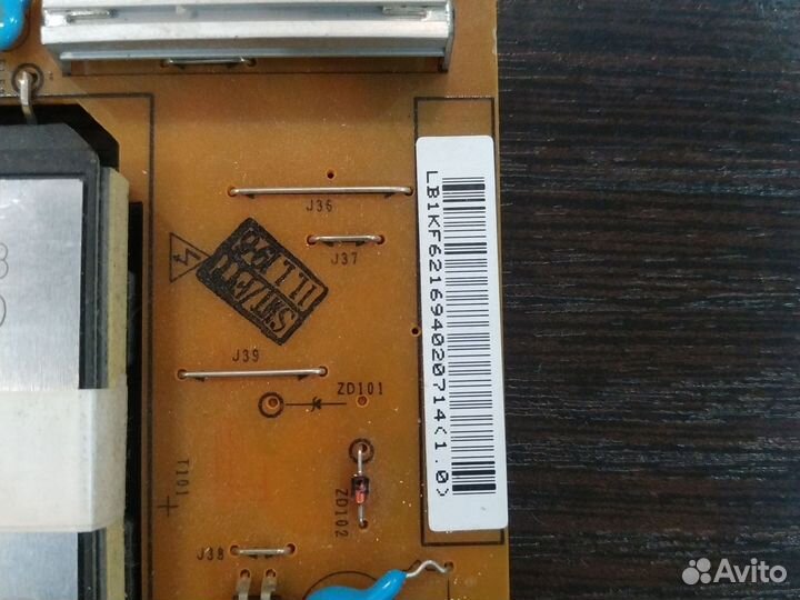 Блок питания тв PCB:EAX62865601/7 rev1.0