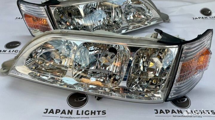 Фары хрустальные передние Toyota Cresta 100