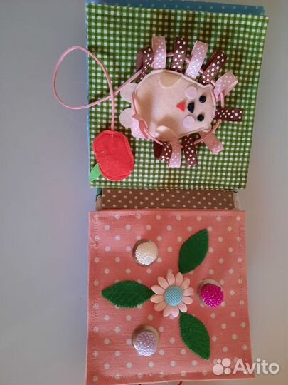 Мягкая книжка для малышей