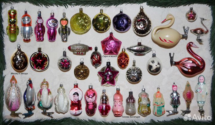 Елочные игрушки СССР, гдр (Цена договорная)