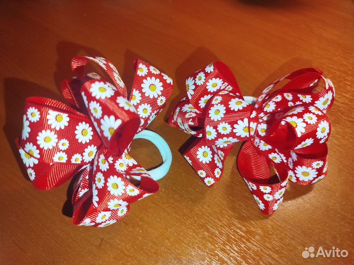 Резиночки для волос ручной работы