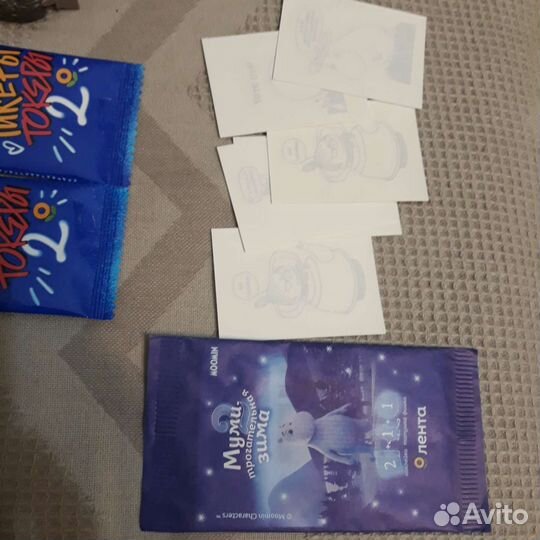 Тикеры токеры Лента, муми-тролли, каваи скрепыши