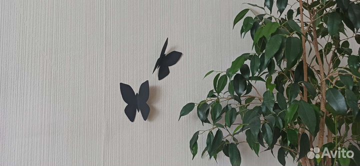 Бабочки декор на стену 120 шт